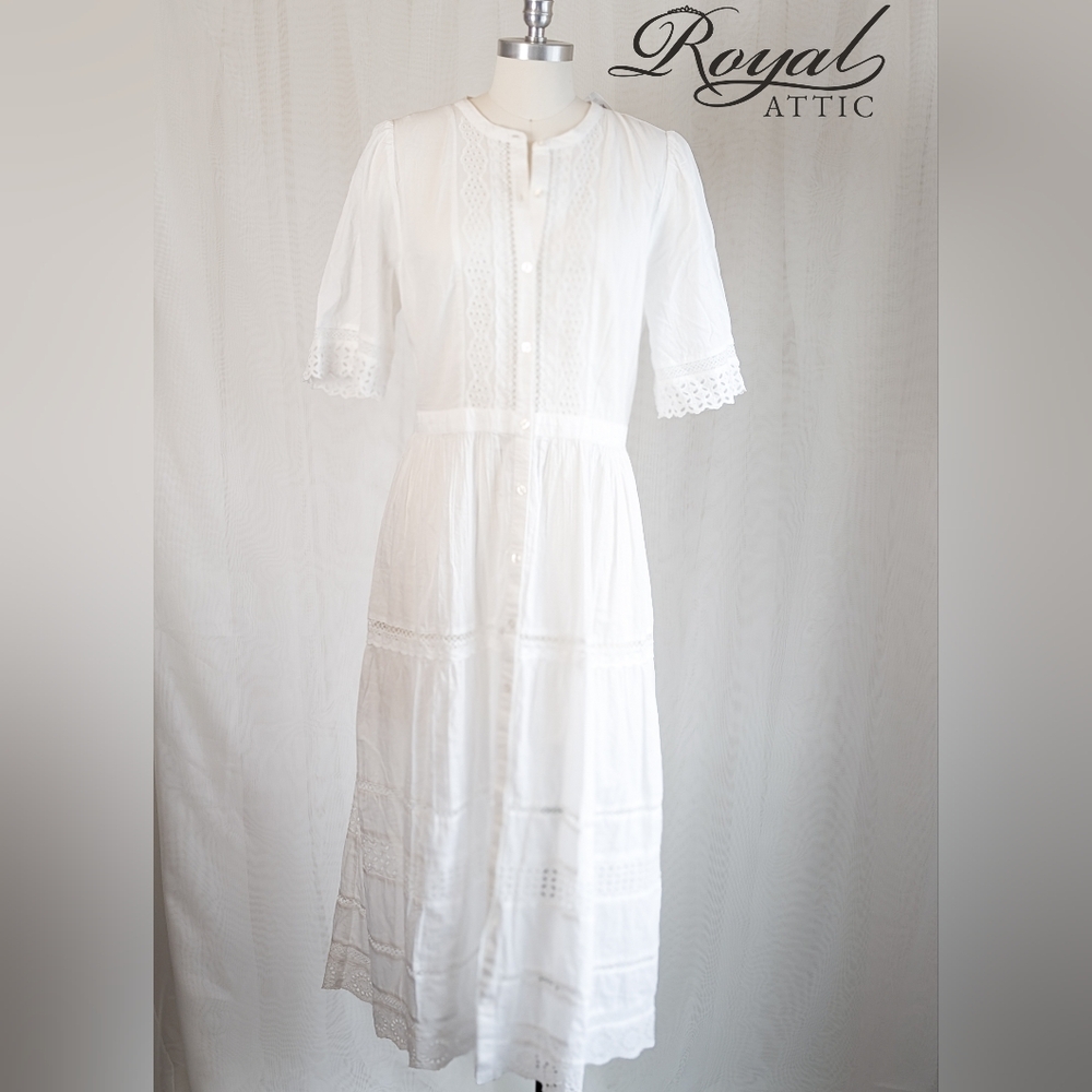 GAP White Lace Midi Dress - Picture 2 of 5